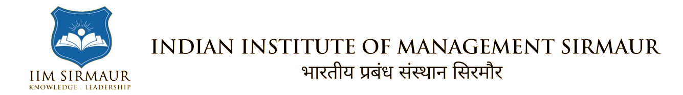 IIM Sirmaur Logo